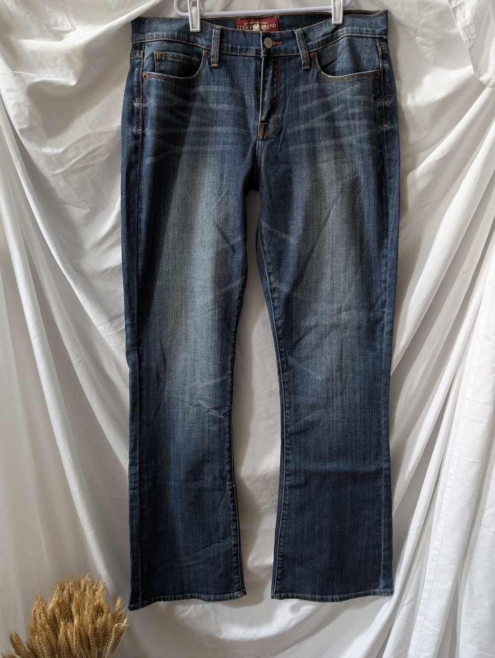 Lucky Brand Women's Bootcut Jeans in Dark Blue Wash
